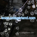 Акриловая гирлянда из кристаллов с бриллиантами и бусинами, свадебное украшение